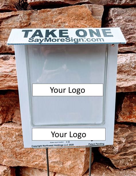 real estate brochure holder
